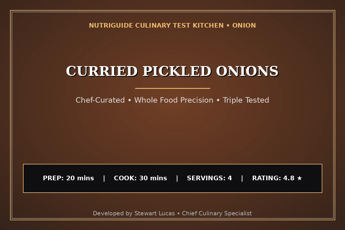 Curried Pickled Onions