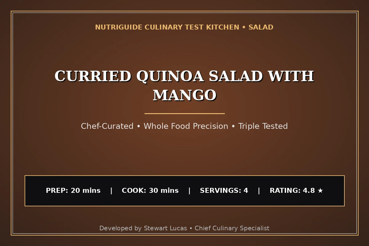 Curried Quinoa Salad With Mango