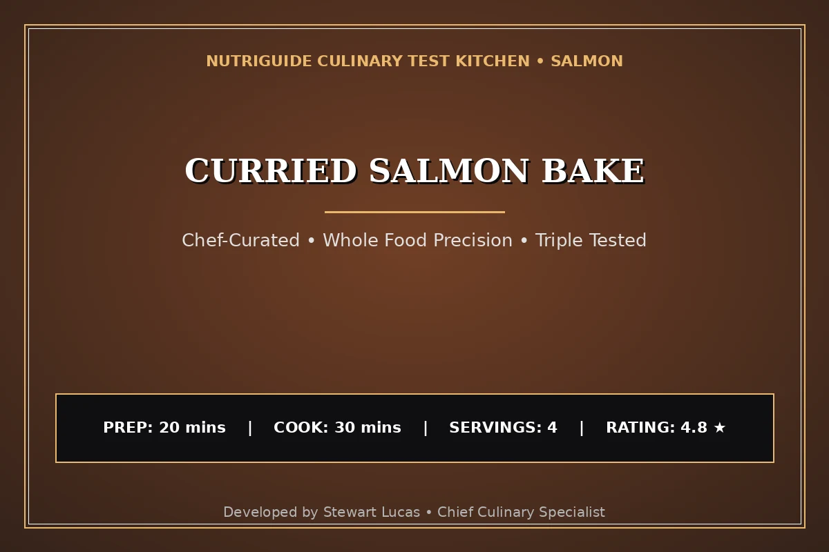 Curried Salmon Bake