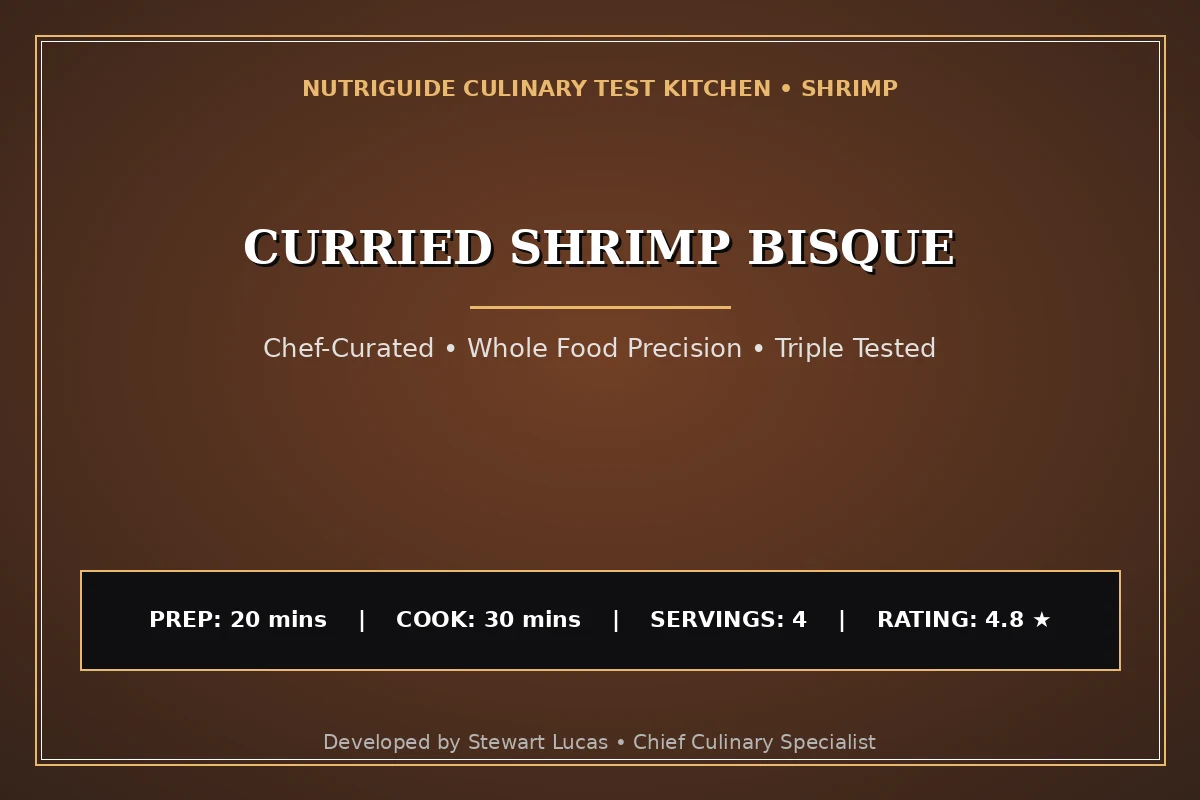 Curried Shrimp Bisque