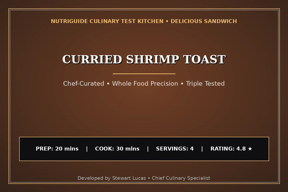 Curried Shrimp Toast