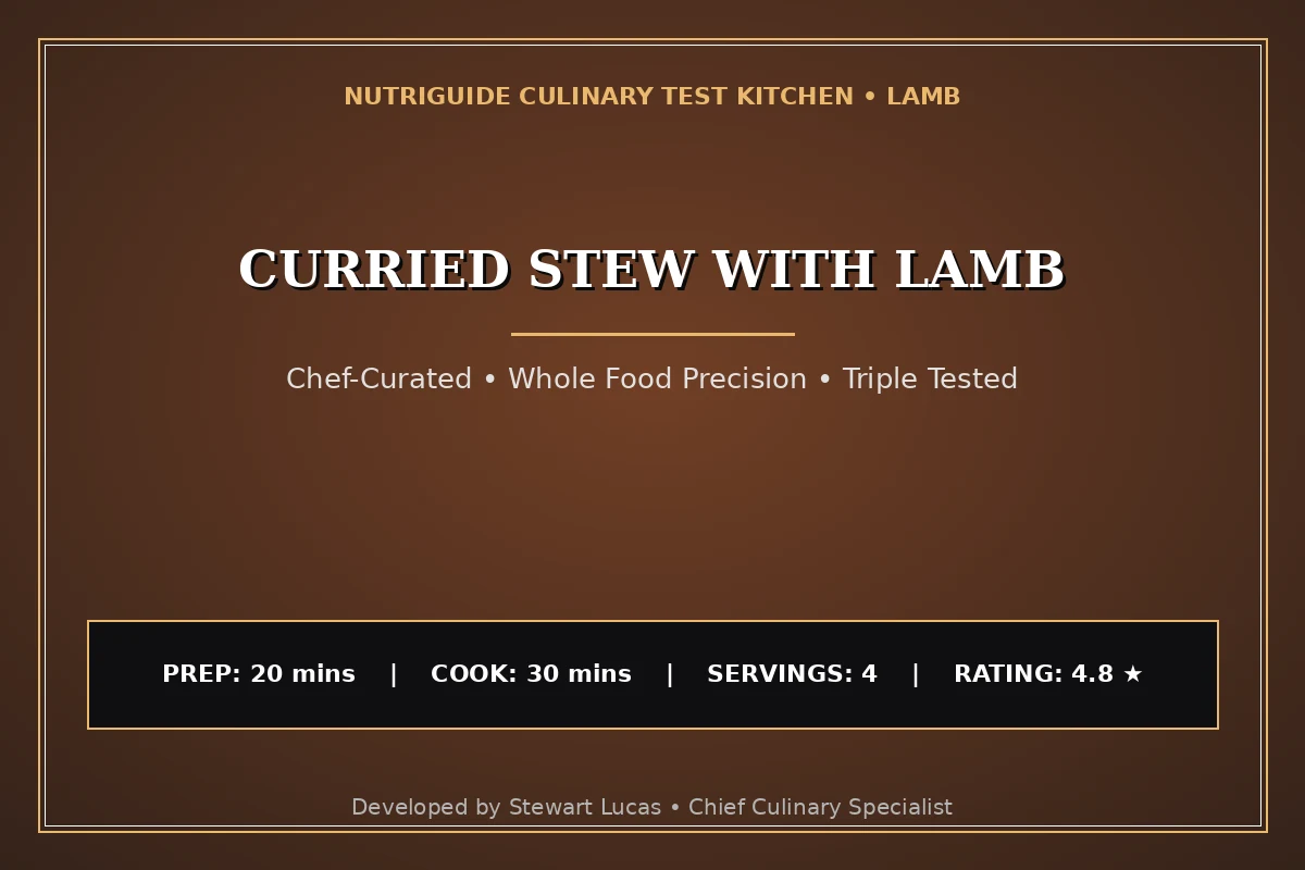 Curried Stew With Lamb