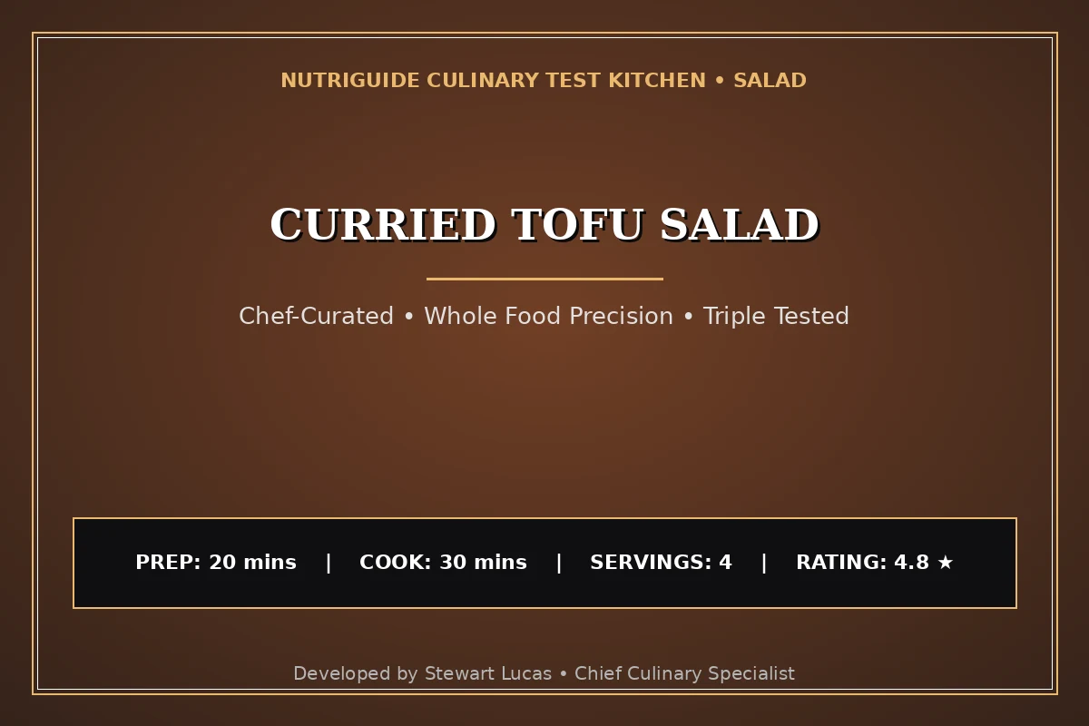 Curried Tofu Salad