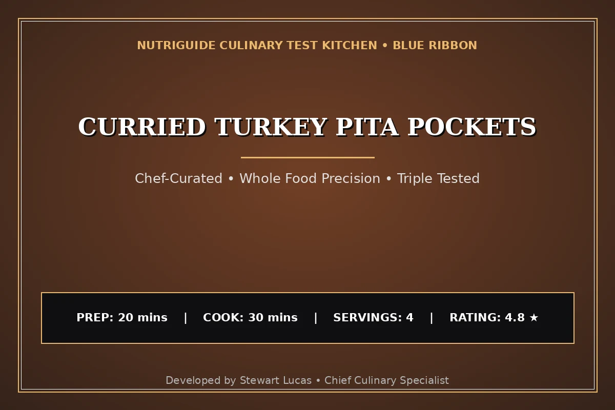 Curried Turkey Pita Pockets