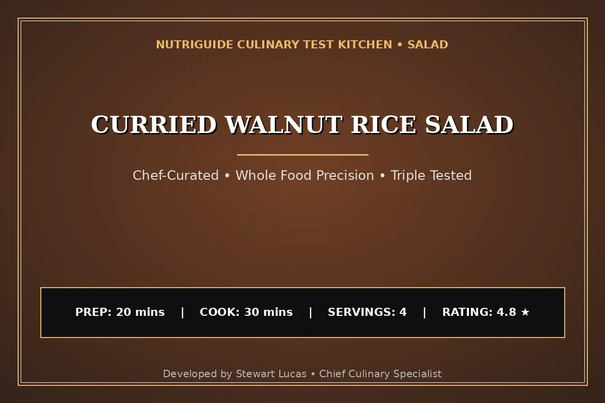 Curried Walnut Rice Salad