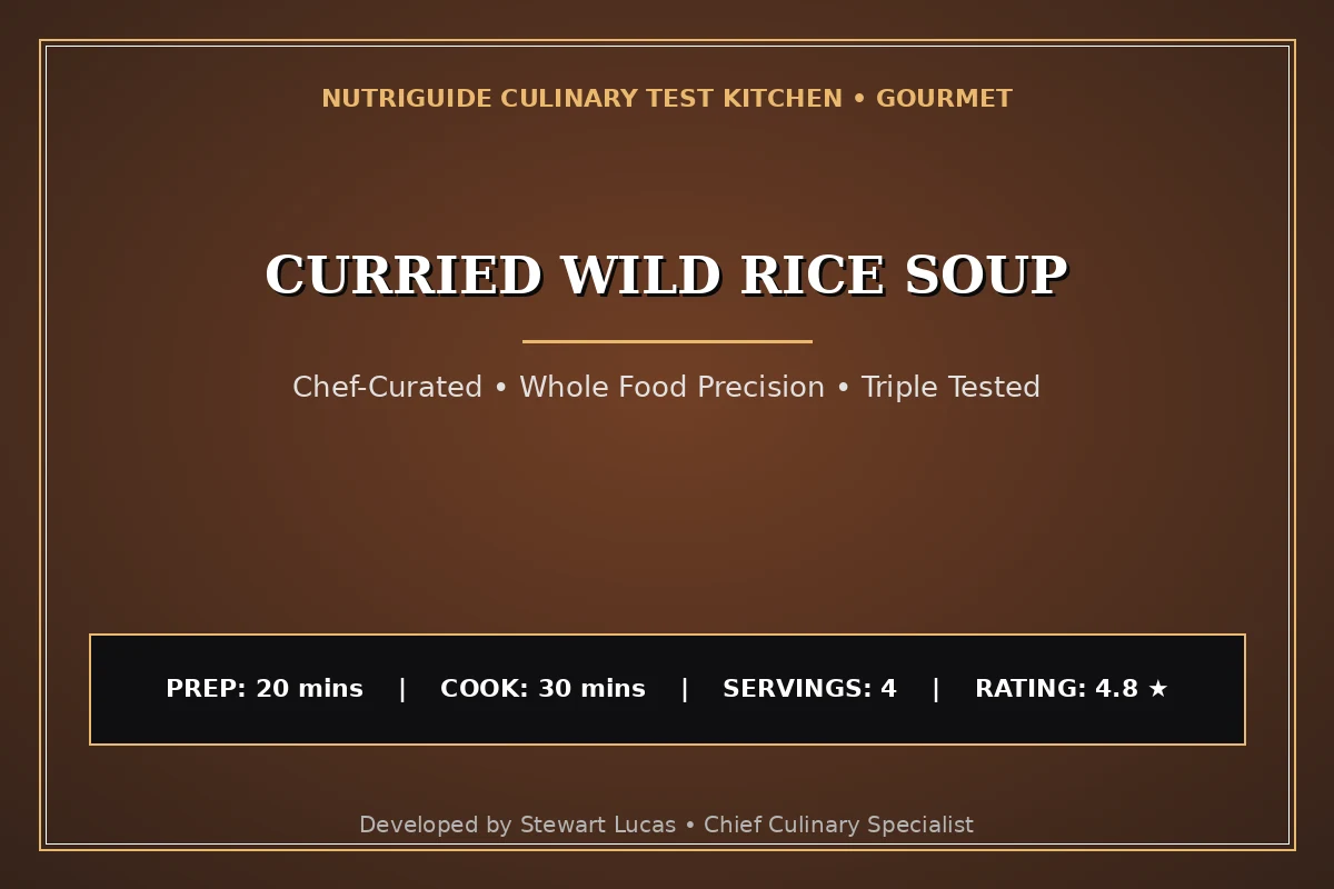 Curried Wild Rice Soup