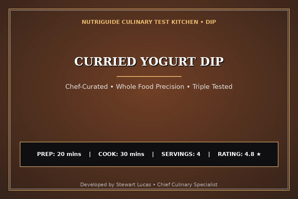 Curried Yogurt Dip