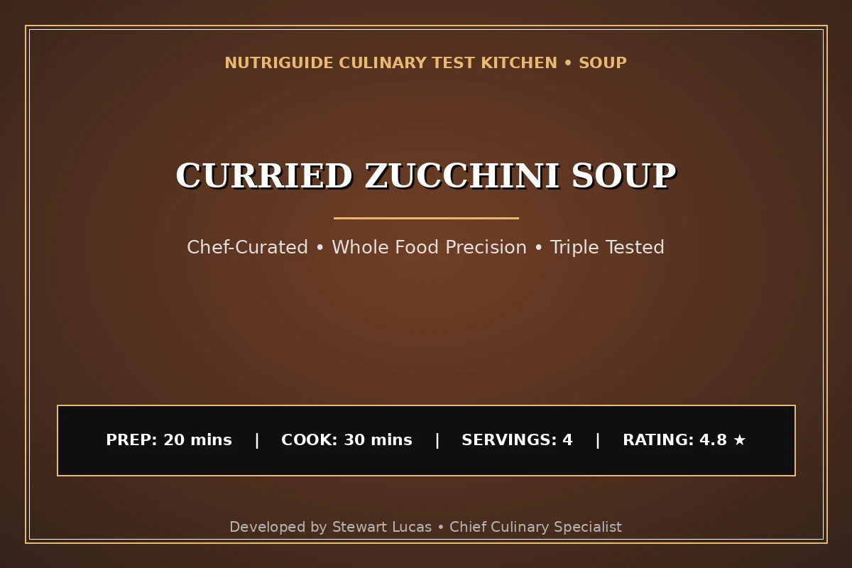 Curried Zucchini Soup