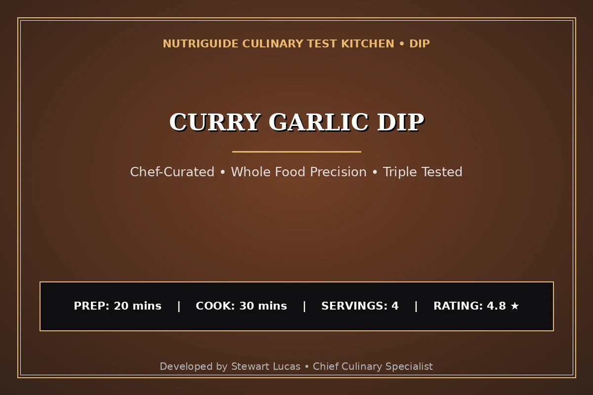 Curry Garlic Dip