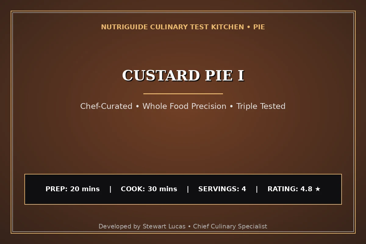Custard Pie I