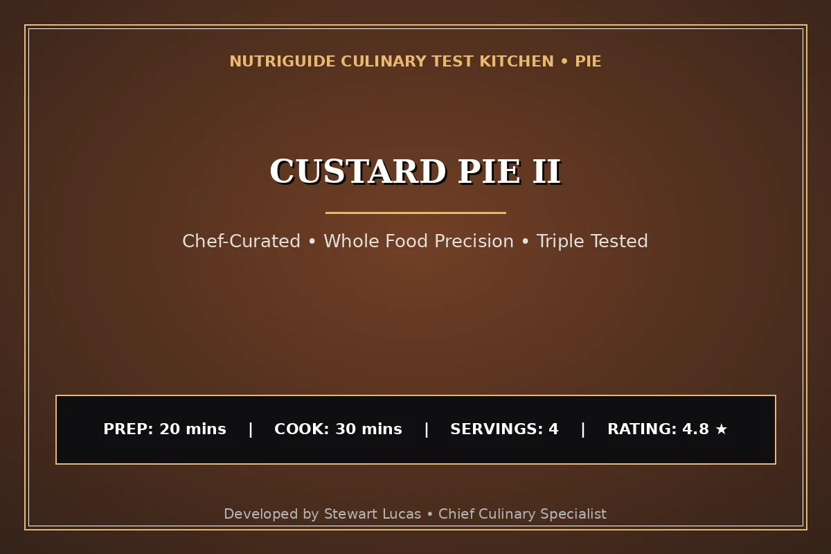 Custard Pie Ii