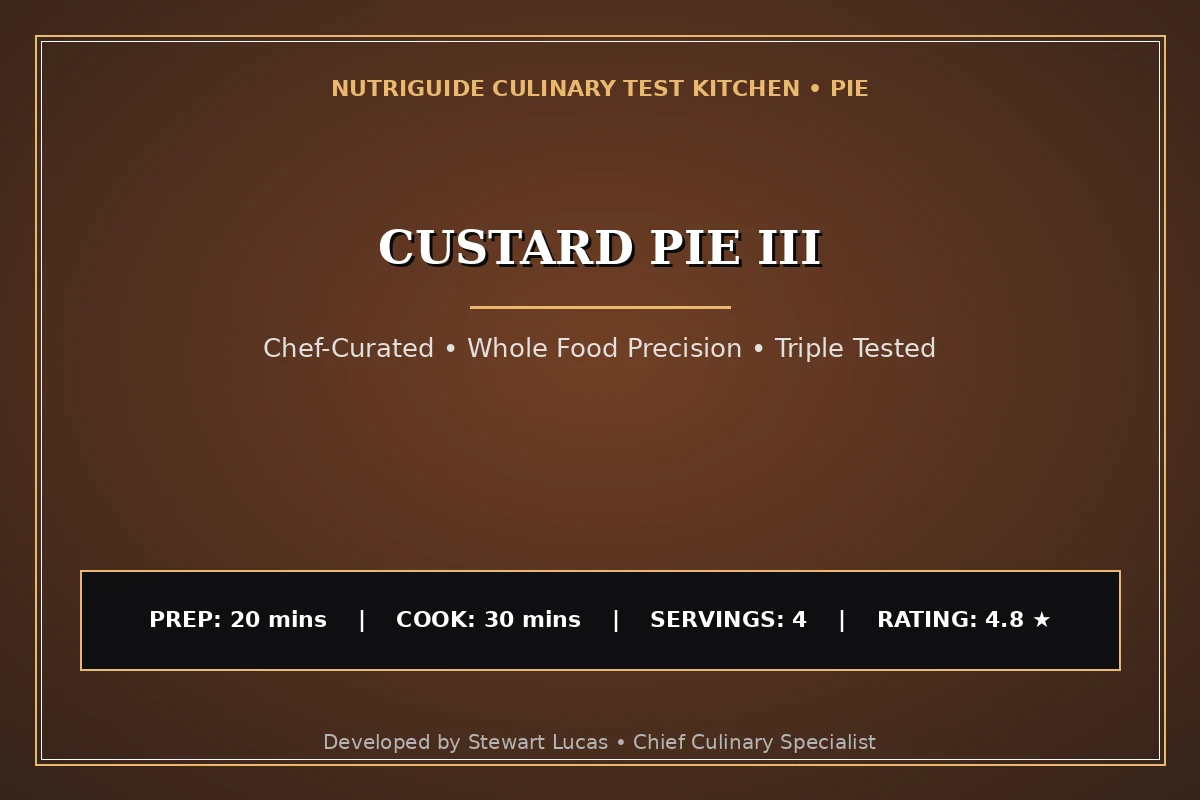 Custard Pie Iii