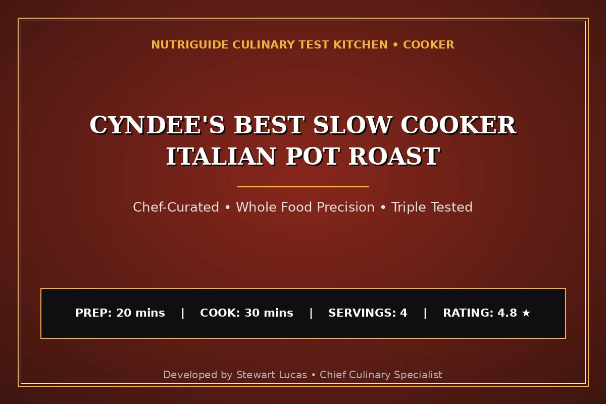Cyndee'S Best Slow Cooker Italian Pot Roast