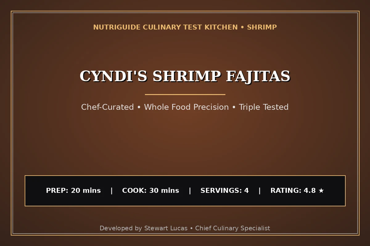 Cyndi'S Shrimp Fajitas