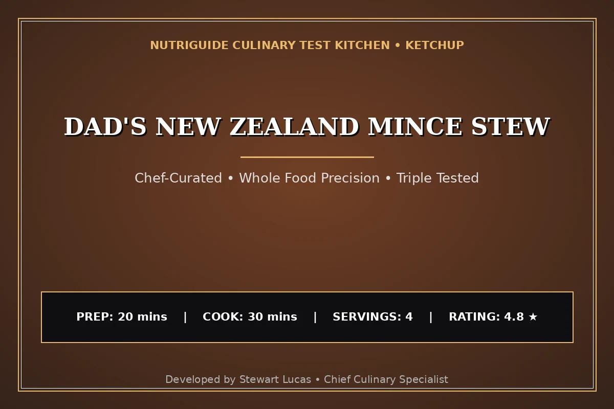 Dad'S New Zealand Mince Stew