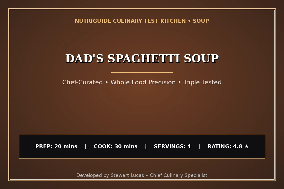 Dad'S Spaghetti Soup