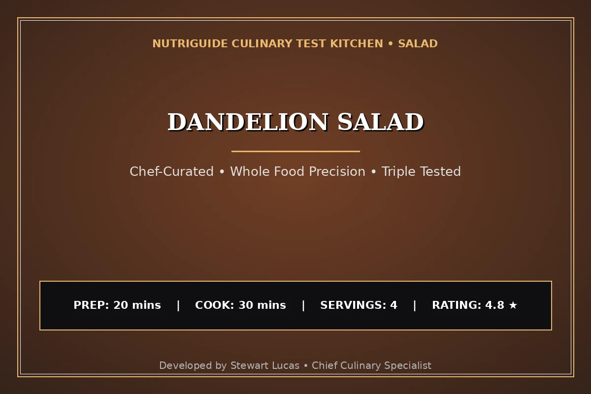 Dandelion Salad