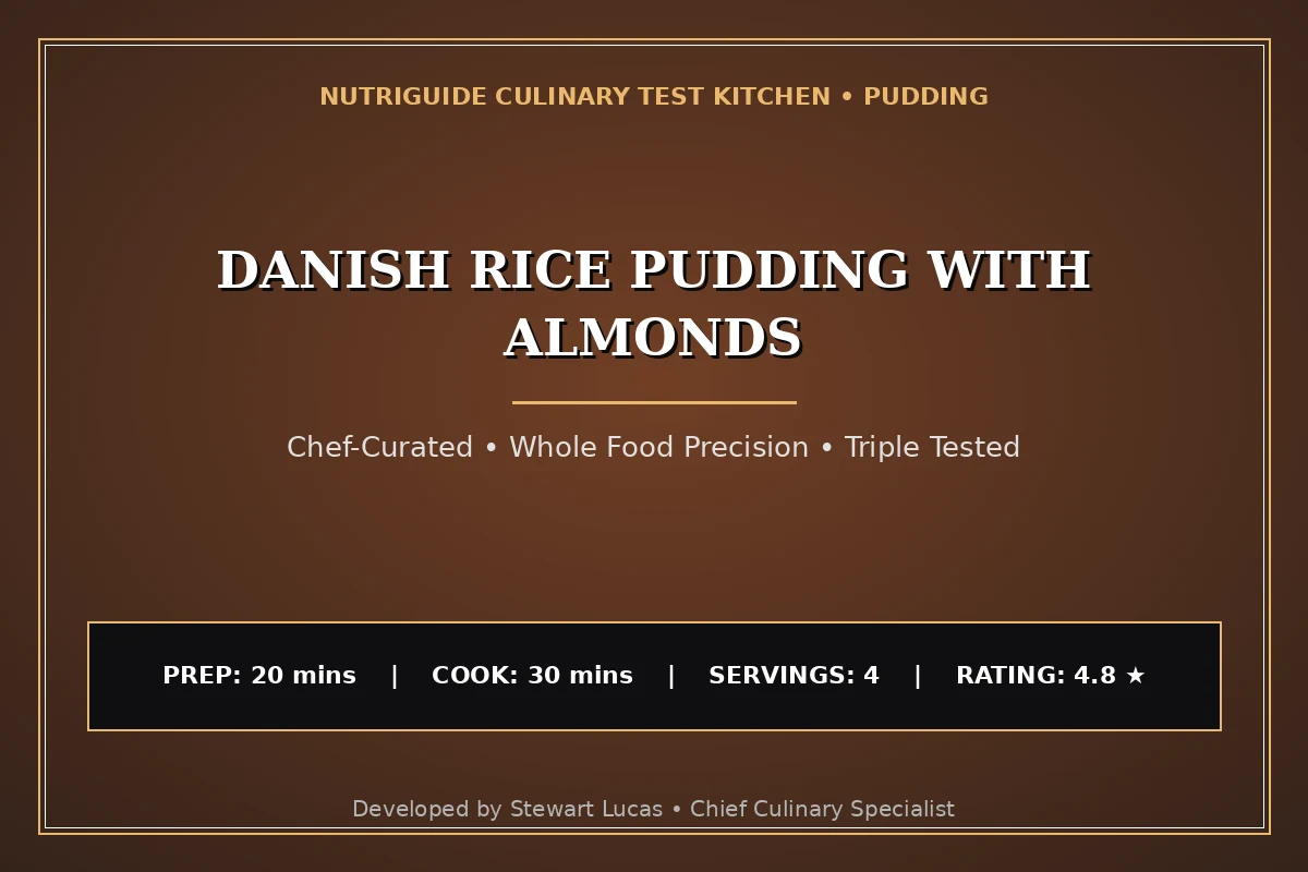 Danish Rice Pudding With Almonds