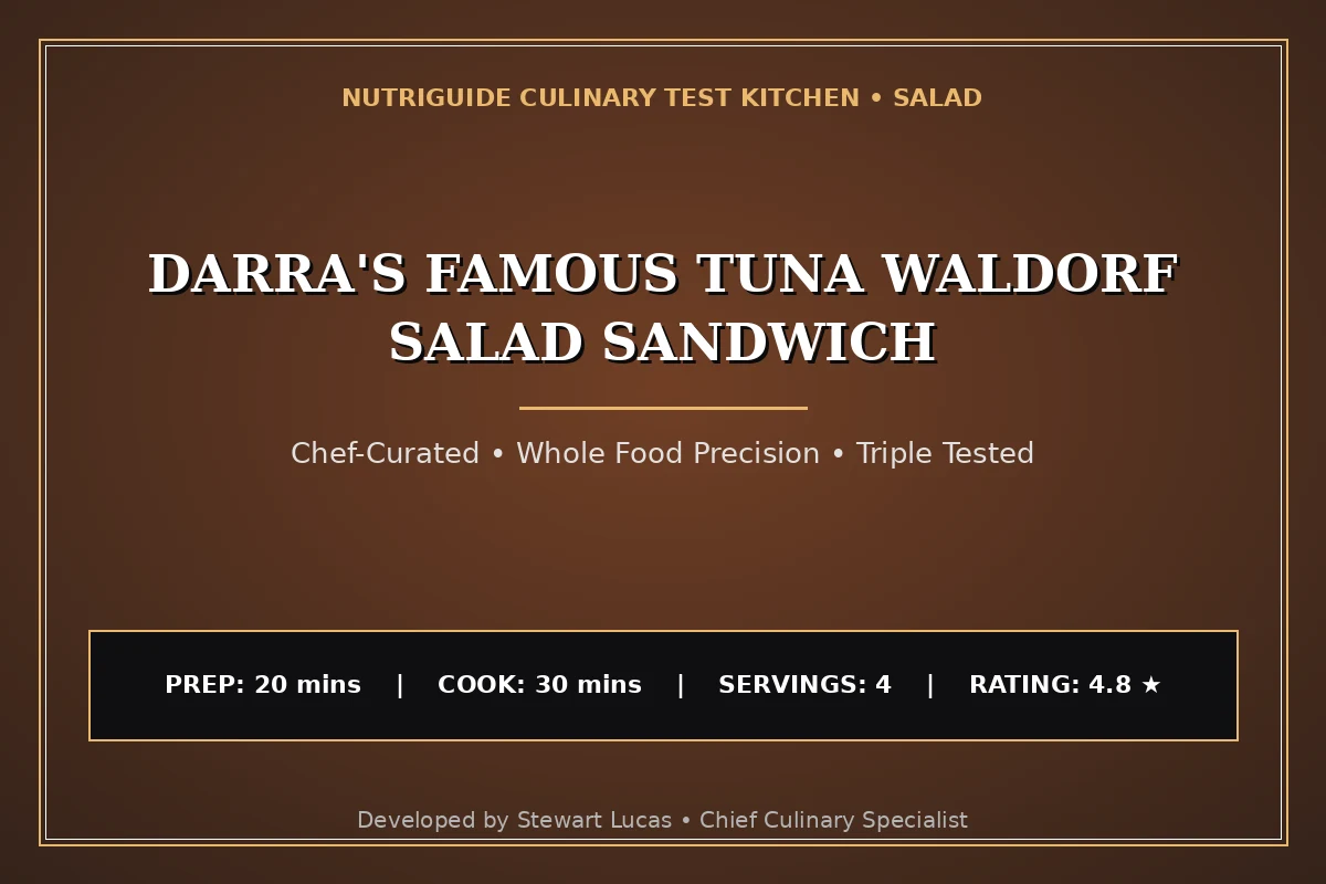 Darra'S Famous Tuna Waldorf Salad Sandwich