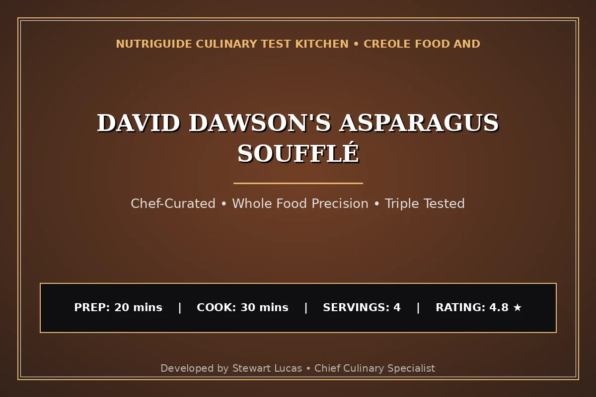 David Dawson'S Asparagus Soufflé