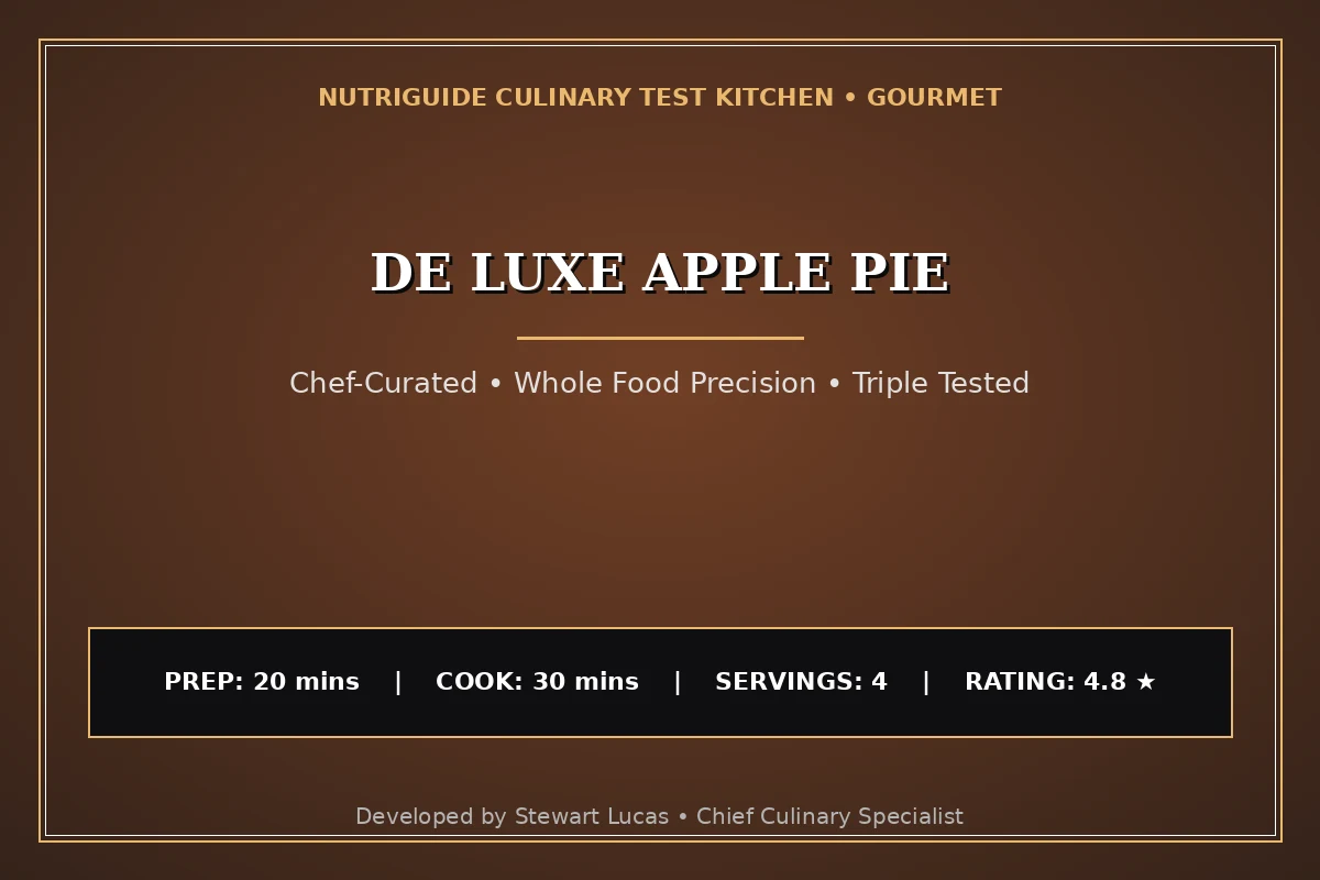 De Luxe Apple Pie