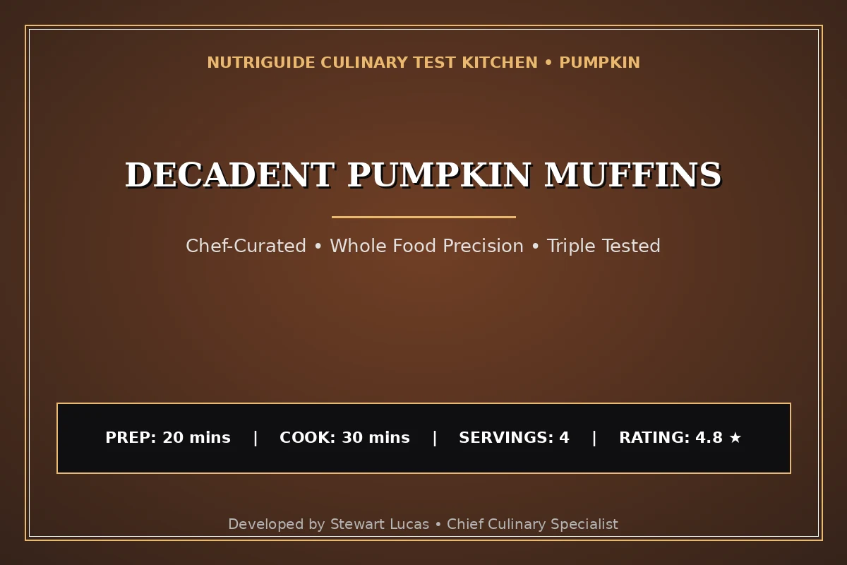 Decadent Pumpkin Muffins