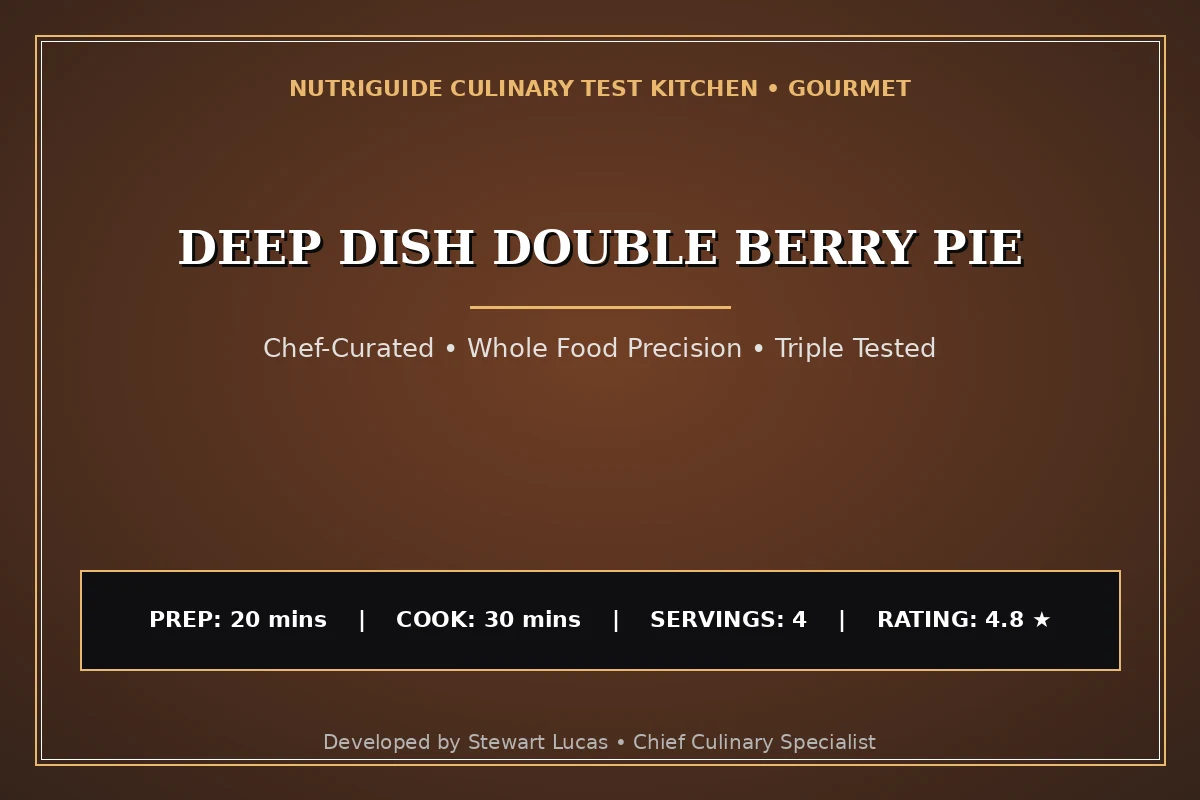 Deep Dish Double Berry Pie