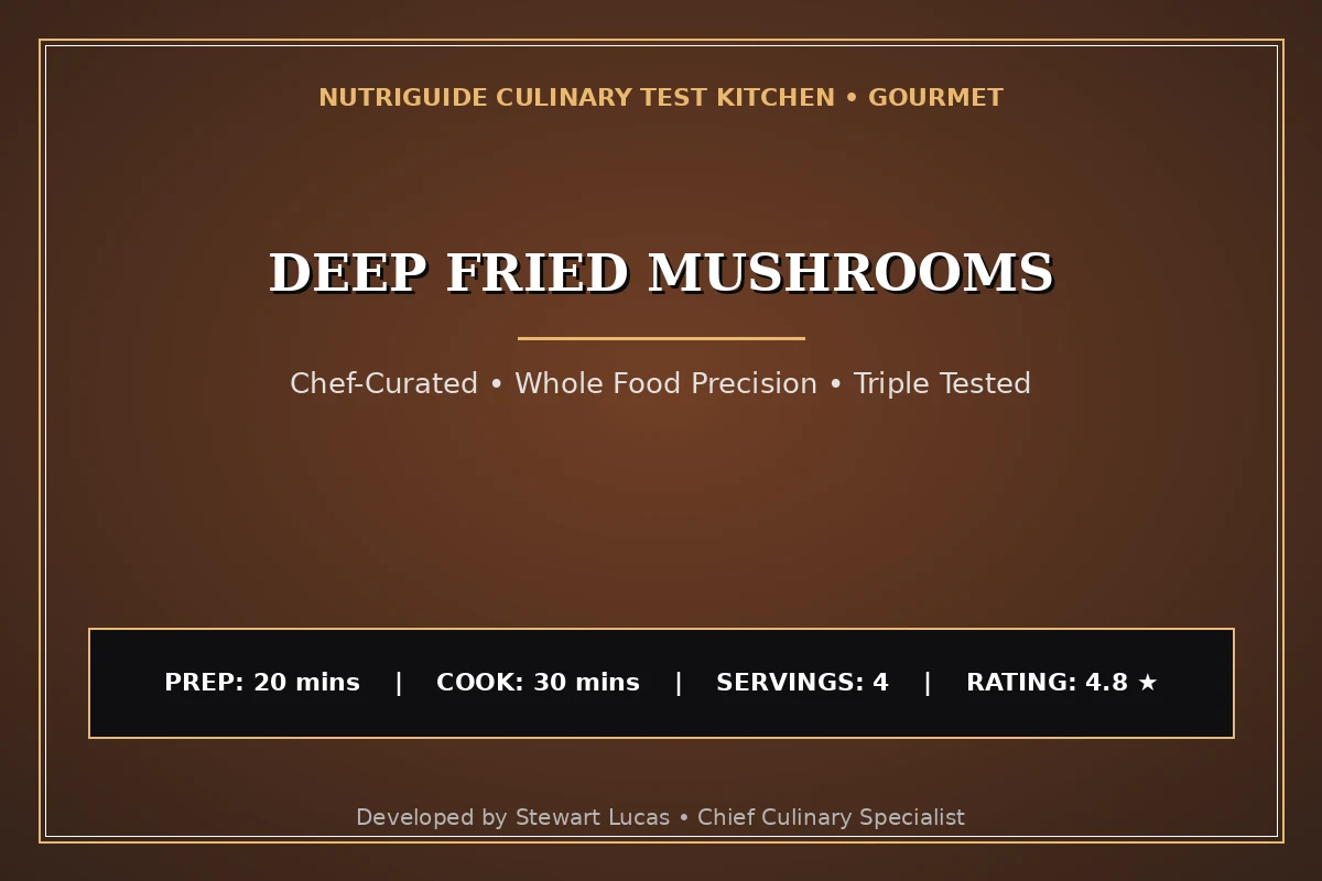 Deep Fried Mushrooms