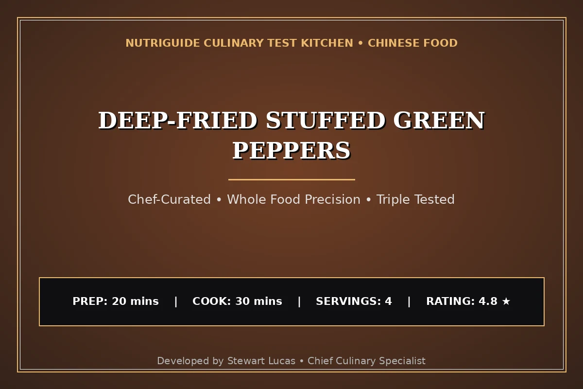 Deep-Fried Stuffed Green Peppers