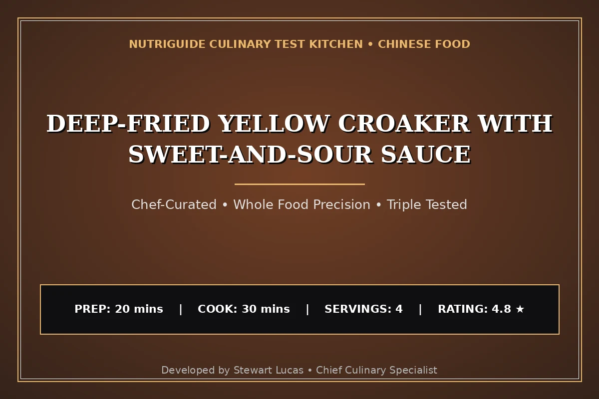 Deep-Fried Yellow Croaker With Sweet-And-Sour Sauce