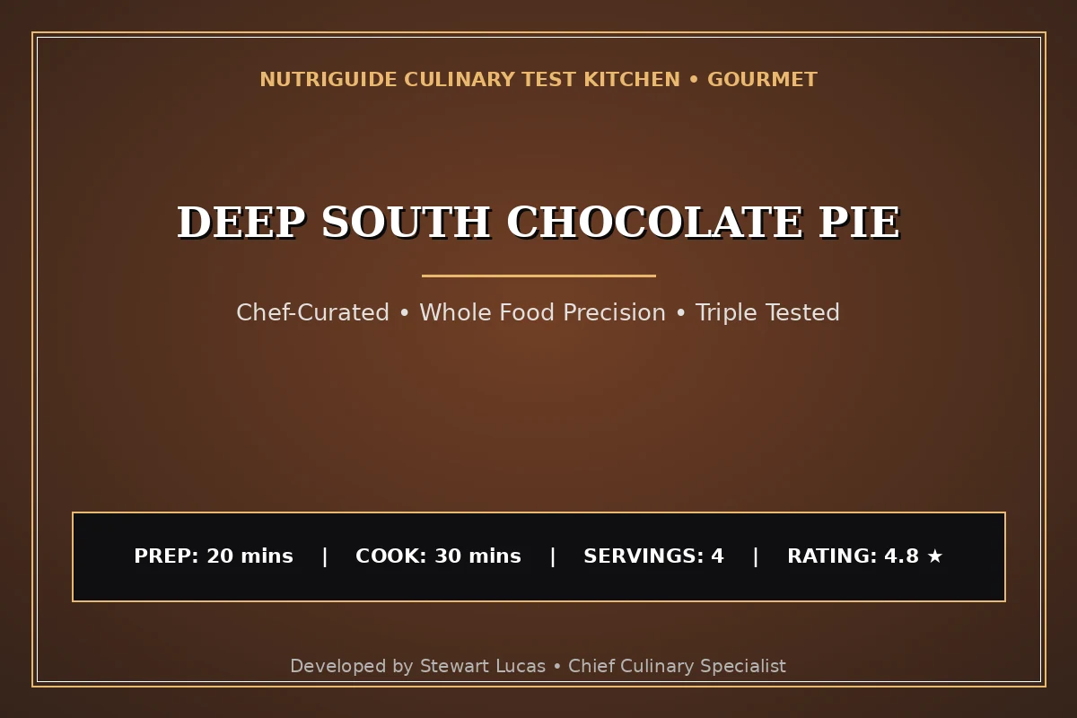 Deep South Chocolate Pie