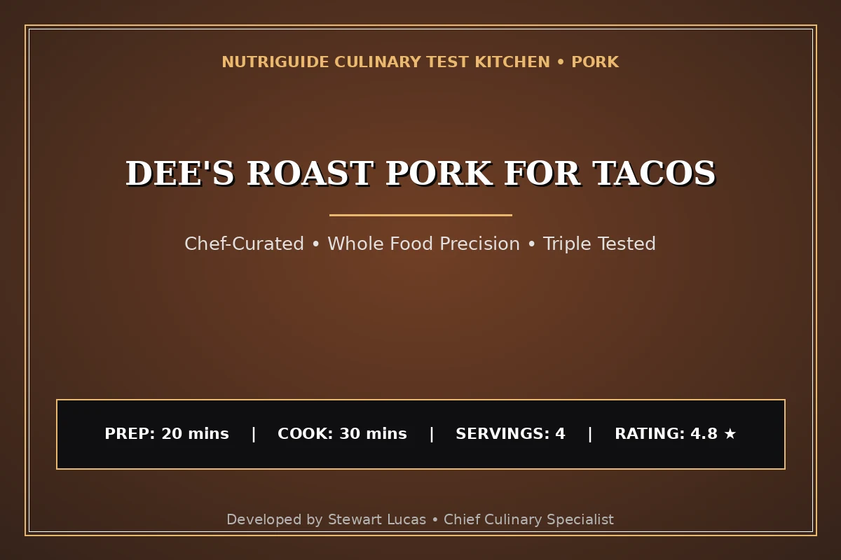 Dee'S Roast Pork For Tacos