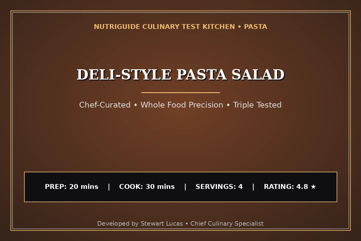 Deli-Style Pasta Salad