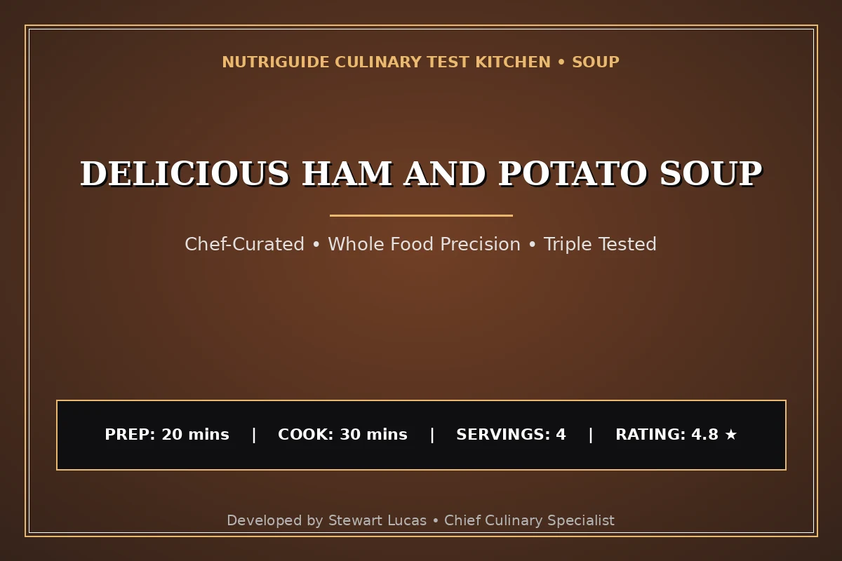 Delicious Ham And Potato Soup