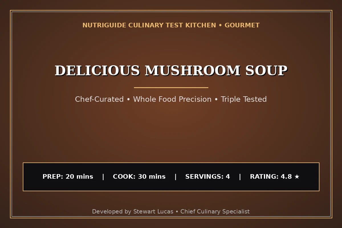 Delicious Mushroom Soup