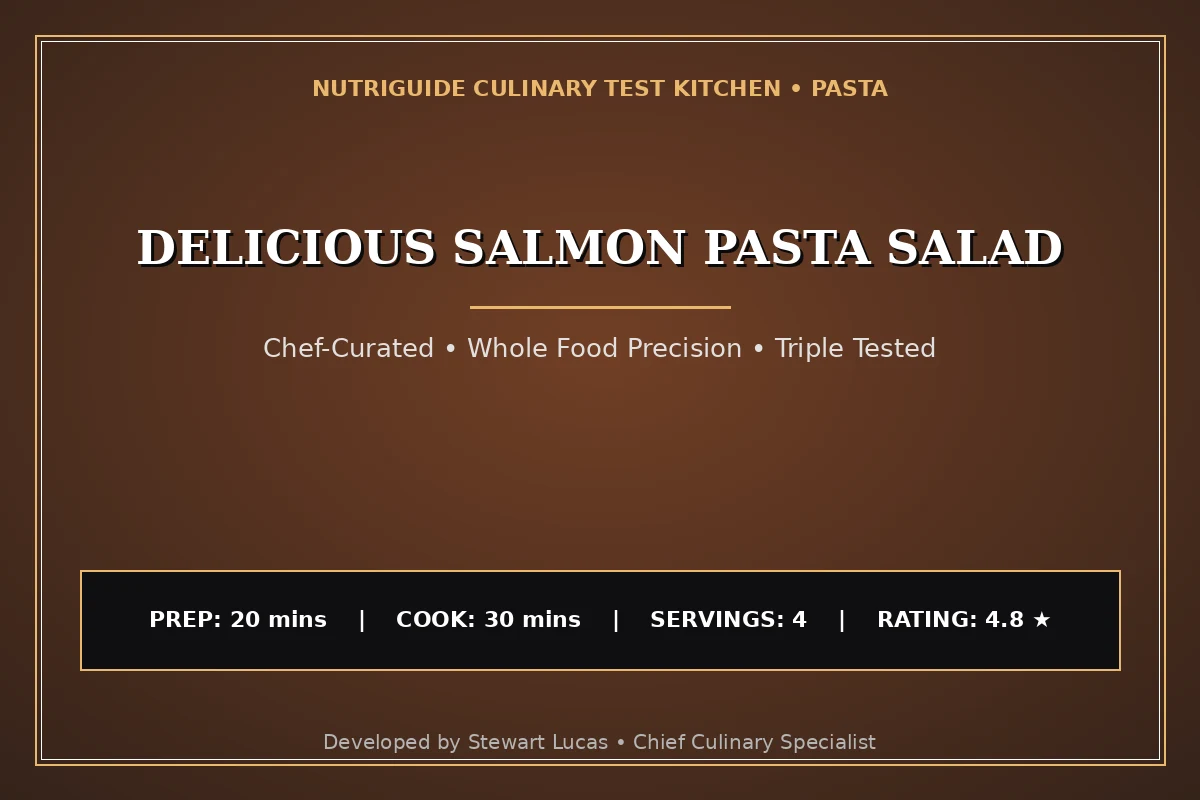 Delicious Salmon Pasta Salad