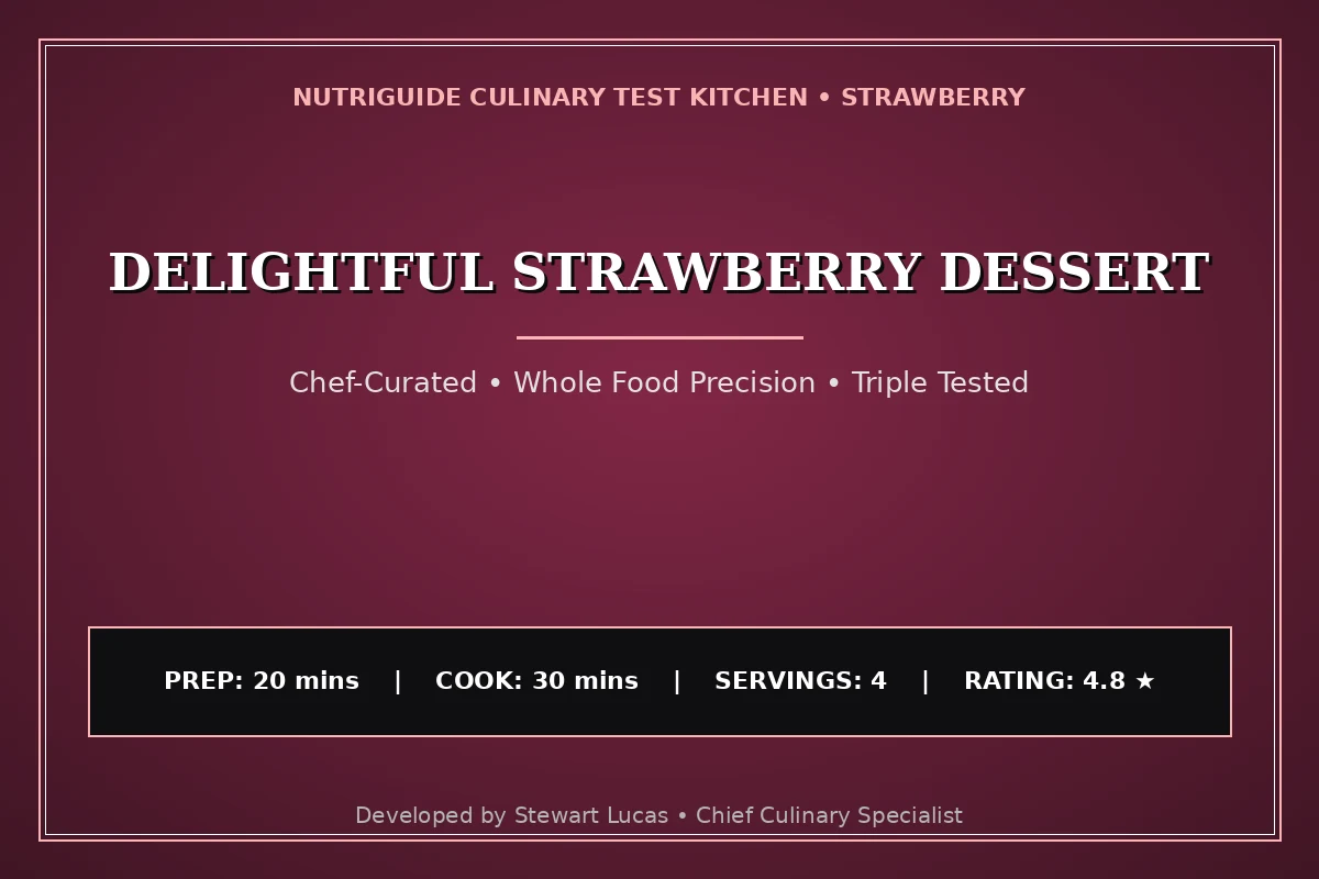 Delightful Strawberry Dessert