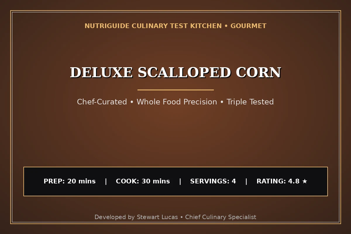 Deluxe Scalloped Corn