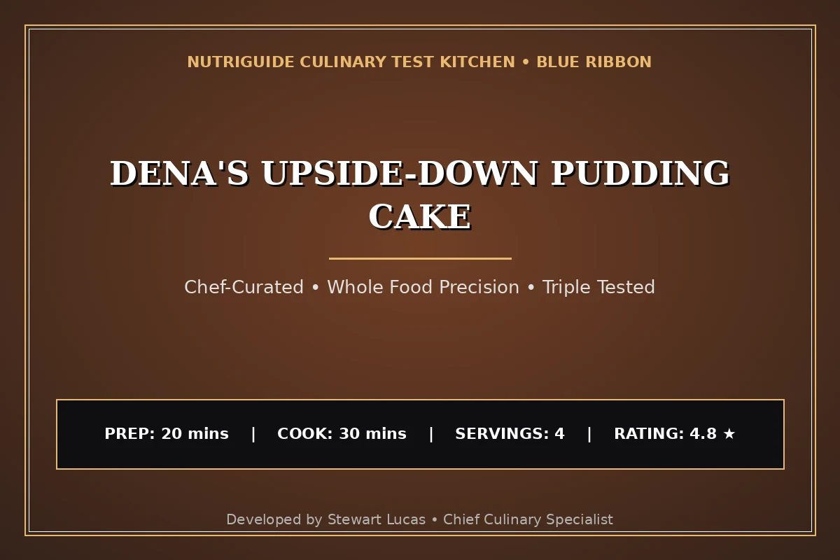 Dena'S Upside-Down Pudding Cake