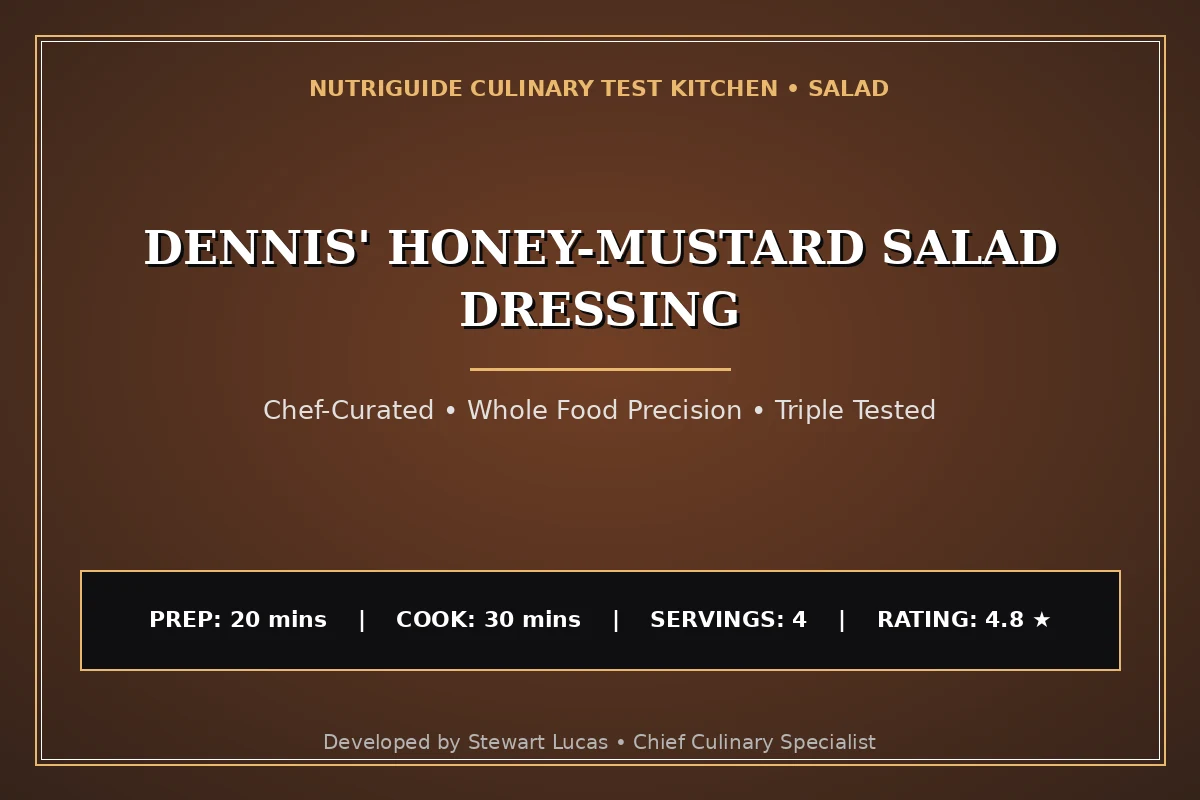 Dennis' Honey-Mustard Salad Dressing