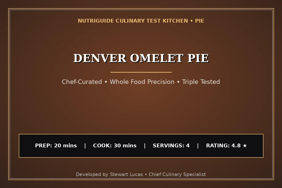 Denver Omelet Pie