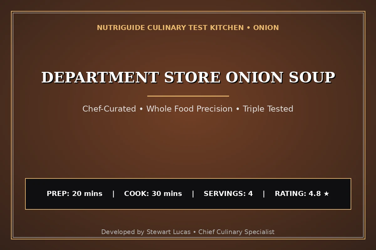 Department Store Onion Soup