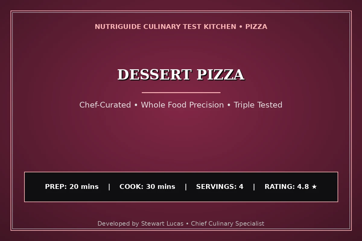 Dessert Pizza