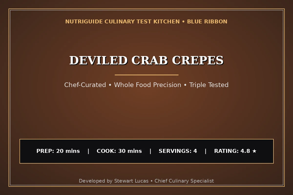 Deviled Crab Crepes