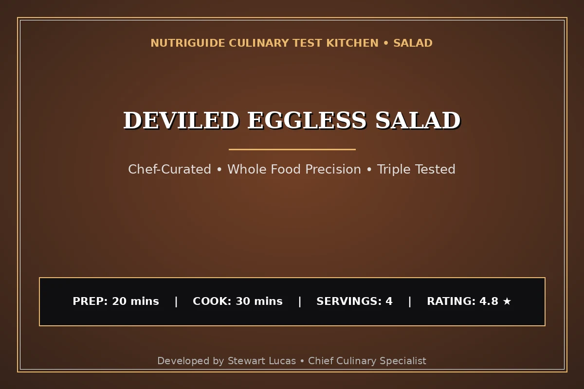 Deviled Eggless Salad