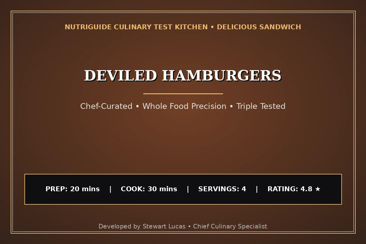 Deviled Hamburgers