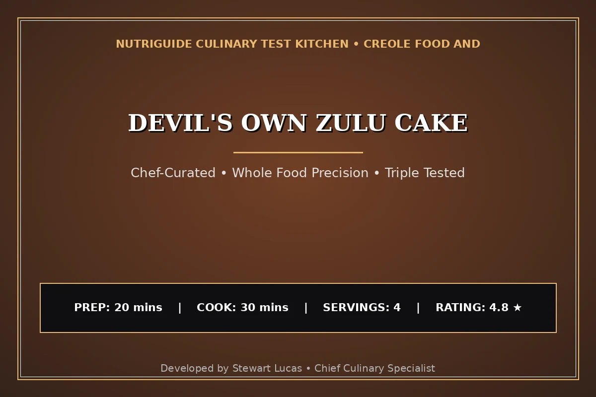 Devil'S Own Zulu Cake