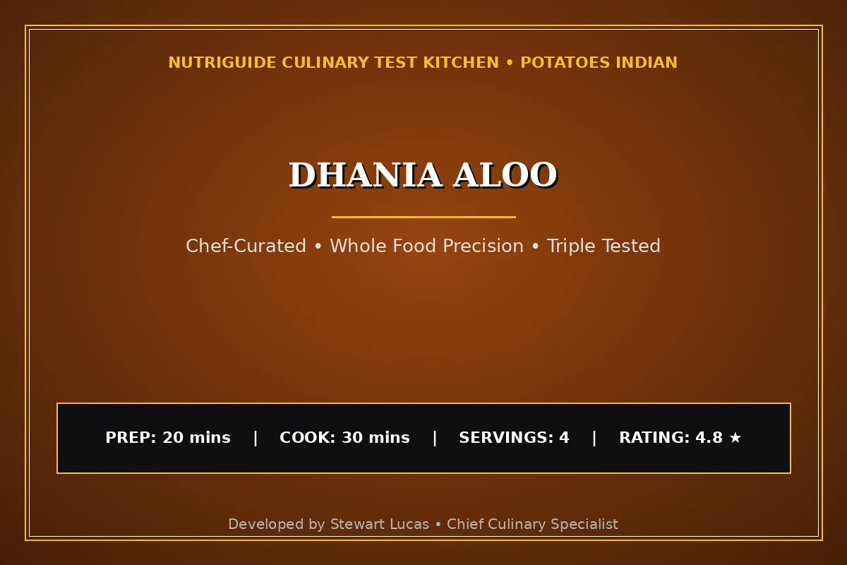 Dhania Aloo