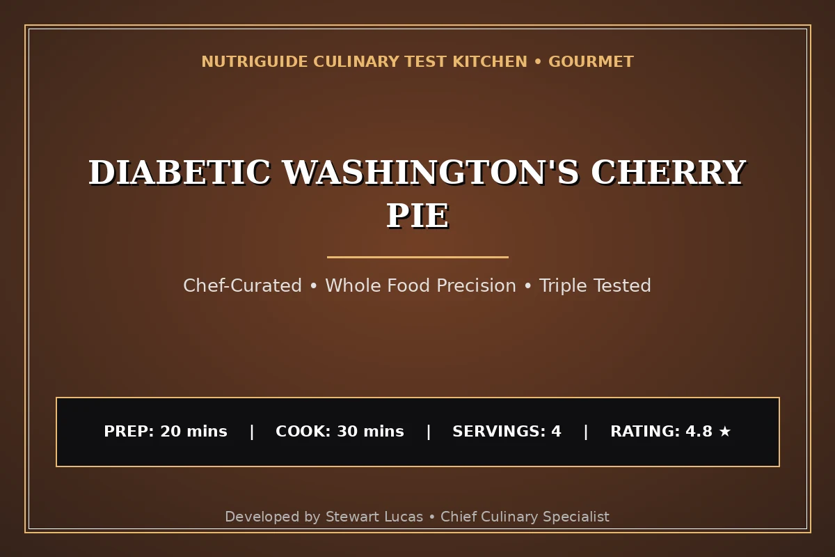 Diabetic Washington'S Cherry Pie