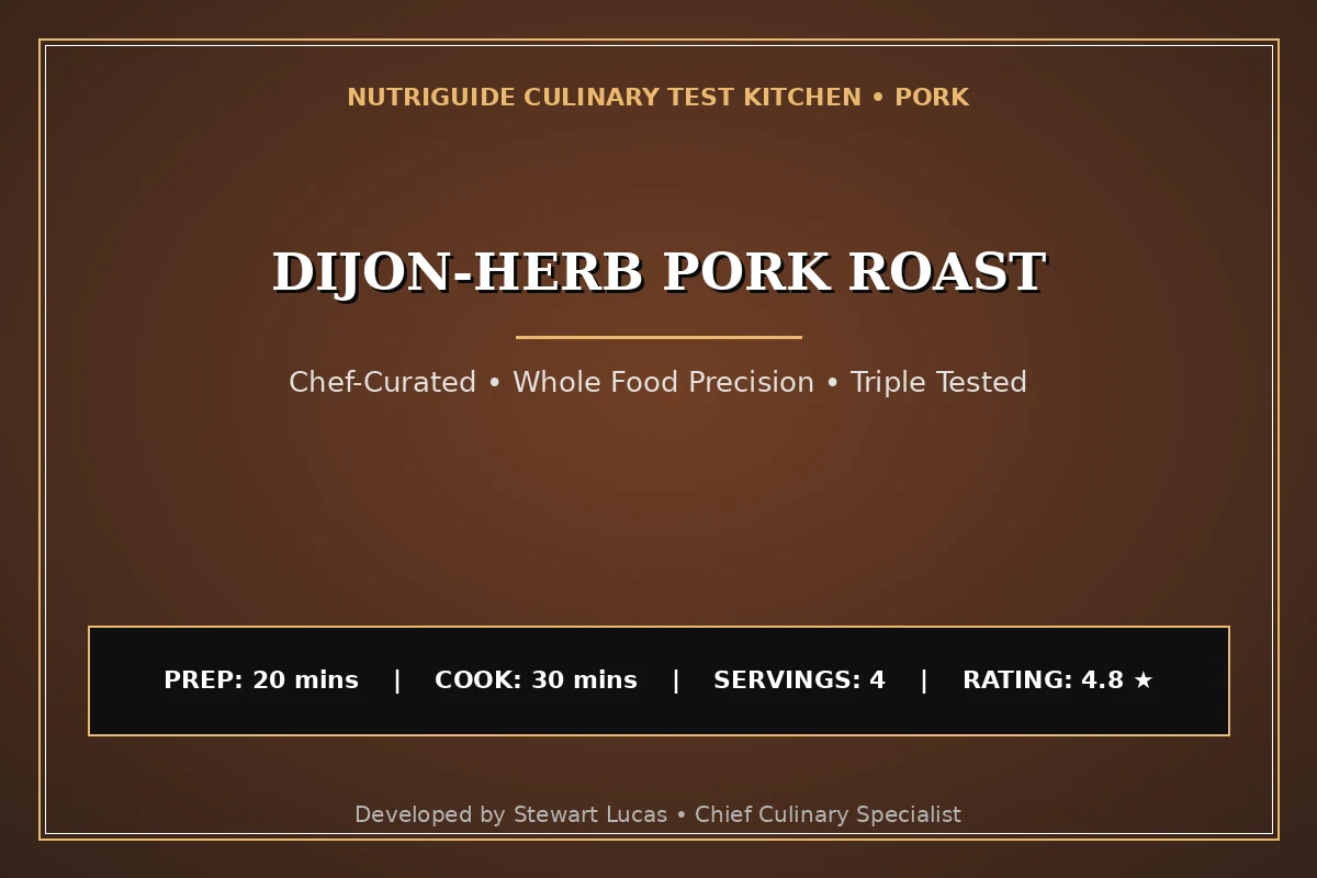 Dijon-Herb Pork Roast